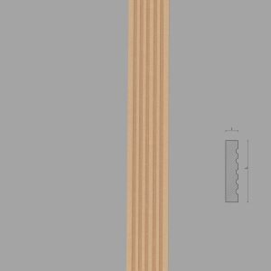 Pilastru decorativ FP502-285 285x2000x30 mm