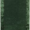 Covor pufos verde din lână viscoză lucrat manual modern model uni Ascot Green 10 mm 160x230 cm ASCO160230GREE