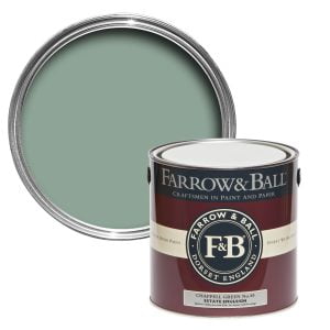Vopsea ecologică verde satinată 40% luciu pentru interior Farrow & Ball Modern Eggshell Chappell Green No. 83 750 ml