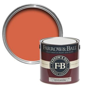 Vopsea ecologică orange satinată 40% luciu pentru interior Farrow & Ball Modern Eggshell Charlotte's Locks No. 268 750 ml