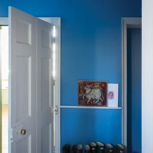 Vopsea ecologică albastră mată 7% luciu pentru interior Farrow & Ball Mostra Cook's Blue No. 237 100 ml