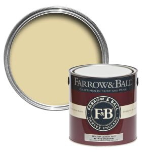 Vopsea ecologică galbenă satinată 40% luciu pentru interior Farrow & Ball Modern Eggshell Hound Lemon No. 2 750 ml