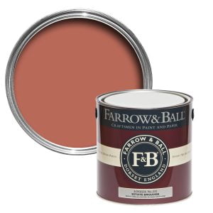 Vopsea ecologică rosie satinată 40% luciu pentru interior Farrow & Ball Modern Eggshell Loggia No. 232 750 ml