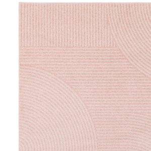 Covor roz modern model geometric Muse Pink Geometric 9 mm 160x230 cm MUSE1602300017