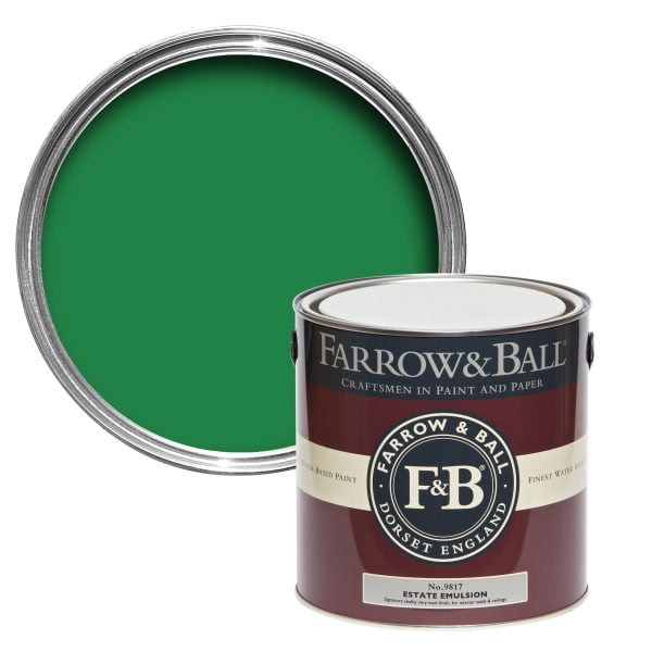Vopsea ecologică verde satinată 40% luciu pentru interior Farrow & Ball Modern Eggshell No. 9817 750 ml