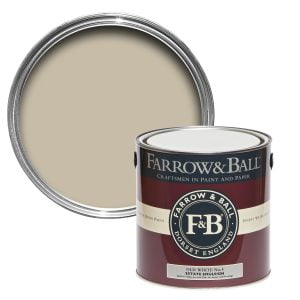 Vopsea ecologică albă satinată 40% luciu pentru interior Farrow & Ball Modern Eggshell Old White No. 4 750 ml