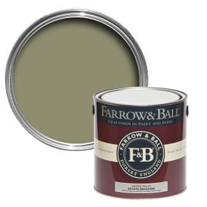 Vopsea ecologică olive satinată 40% luciu pentru interior Farrow & Ball Modern Eggshell Olive No. 13 750 ml