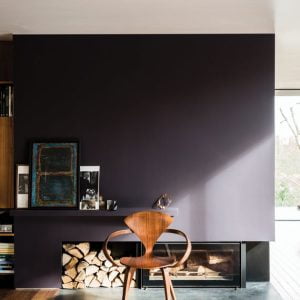 Vopsea ecologică rosie mata 2% luciu pentru interior Farrow & Ball Estate Emulsion Paean Black No.294 5 Litri