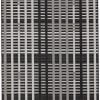 Covor negru modern outdoor model geometric Patio Black Grid 4 mm 200x290 cm PATI2002900022