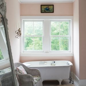 Vopsea ecologică roz mata 2% luciu pentru interior Farrow & Ball Estate Emulsion Pink Ground No. 202 5 Litri