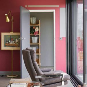 Vopsea ecologică rosie mata 2% luciu pentru interior Farrow & Ball Estate Emulsion Radicchio No. 96 2.5 Litri