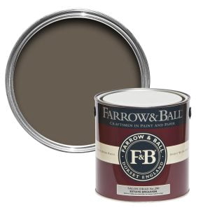 Vopsea ecologică maro satinată 40% luciu pentru interior Farrow & Ball Modern Eggshell Salon Drab No. 290 750 ml