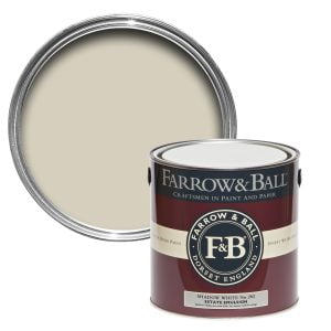 Vopsea ecologică albă satinată 40% luciu pentru interior Farrow & Ball Modern Eggshell Shadow White No. 282 750 ml