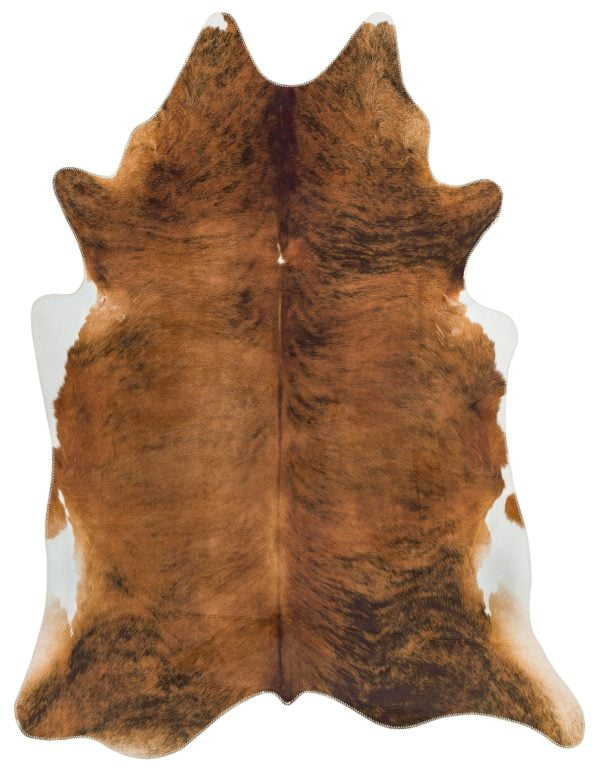 Covor chestnut traditional model geometric 3d Texas Faux Cowhide Chestnut 15 mm 190x240 cm TEXA190240CHES