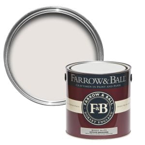 Vopsea ecologică albă satinată 40% luciu pentru interior Farrow & Ball Modern Eggshell Wevet No. 273 750 ml